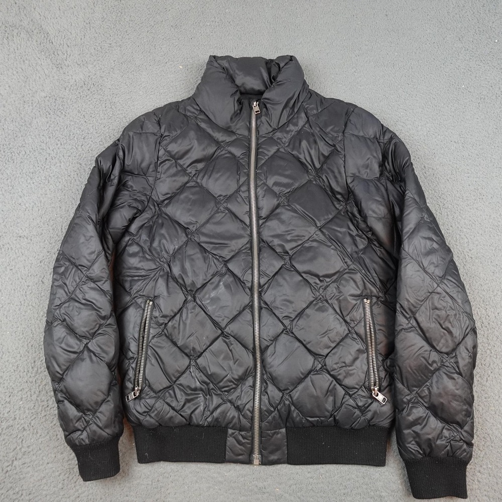 Patagonia Black Quilted Bomber Jacket
